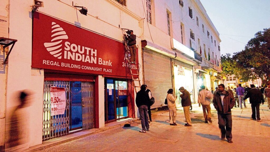South Indian Bank share price drop