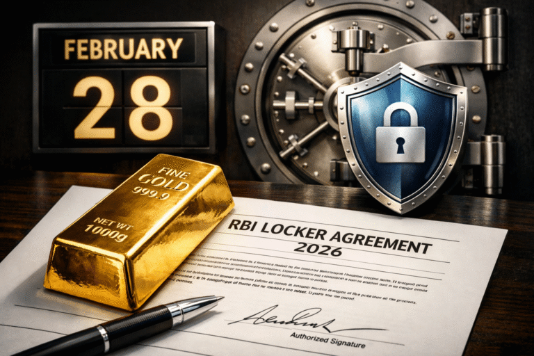 RBI bank locker agreement deadline 2026