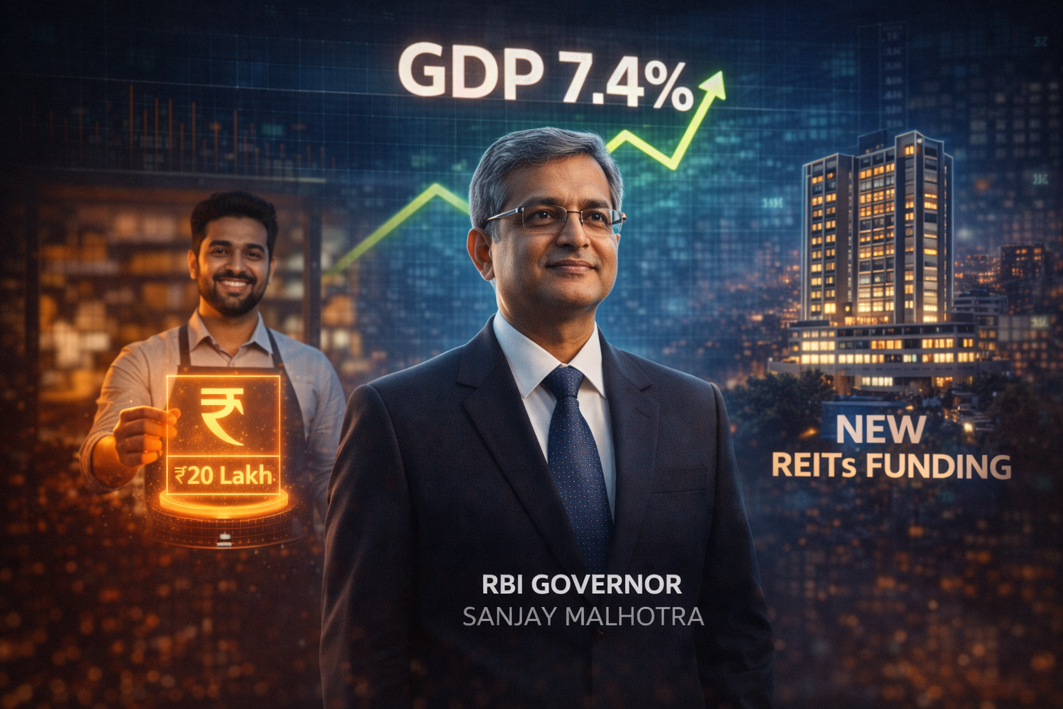 RBI Monetary Policy Feb 2026 MSME Loan Limit Increase Why Nifty is Falling Today.