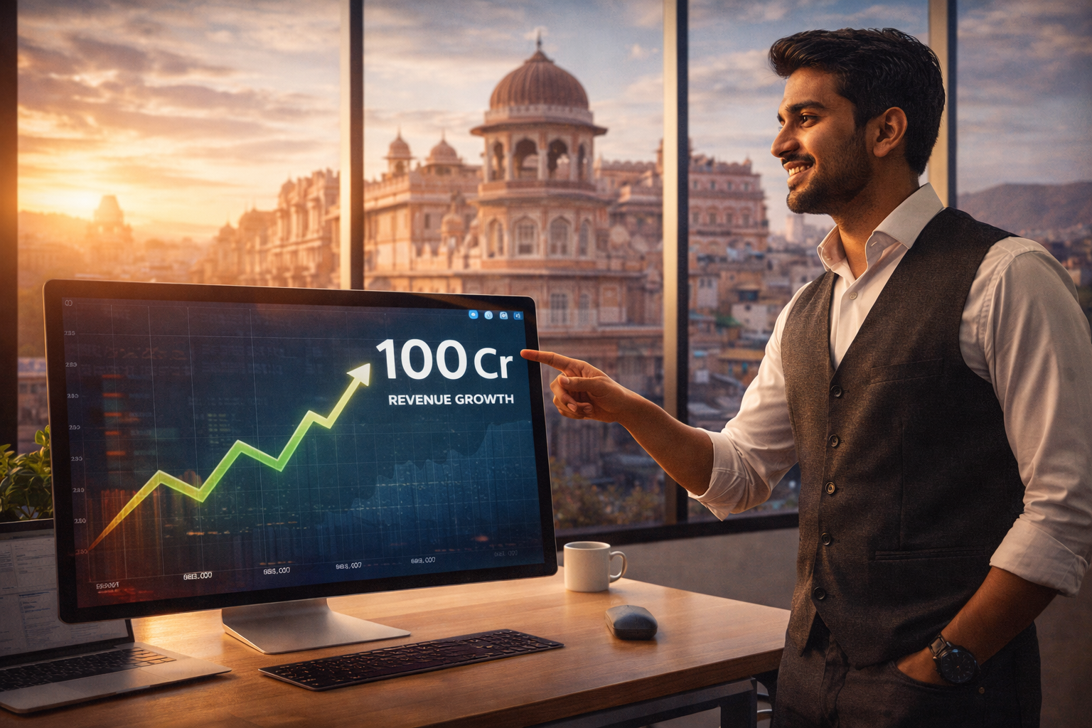 Bharat Startup Trends 2026 Tier-2 City Entrepreneurship Building ₹100 Crore Business.