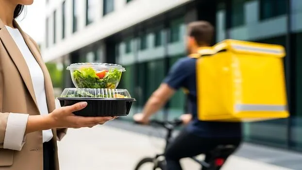 food delivery shares fall