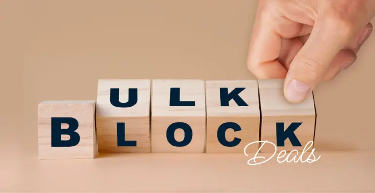 How to track bulk & block deals in NSE